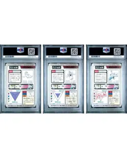 PSA 4+ Machop Machoke Machamp 1997 Bandai Carddass Pokemon Pocket Monsters Set - Image 2
