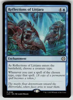 Reflections of Littjara Rare Commander: The Lost Caverns of Ixalan 168 MTG NM - Image 1