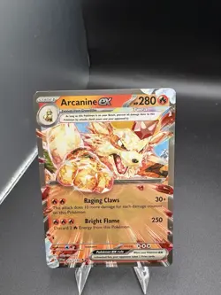 Arcanine ex 032/198 Double Rare Holo Scarlet&Violet Base Set Sv01 Pokemon TCG NM - Image 1