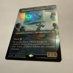 Adrix and Nev, Twincasters FOIL Borderless 156 Special Guests SOS SPG MTG Mythic - Image 4