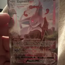 Pokemon Espeon VMAX 270/264 Fusion Strike Secret Rare Full Art Holo Card - Image 1