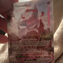 Pokemon Espeon VMAX 270/264 Fusion Strike Secret Rare Full Art Holo Card - Image 4