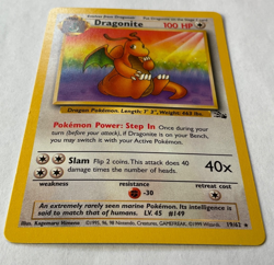 Dragonite 19/62 Fossil Regular near mint never played Pokemon tcg - Image 2