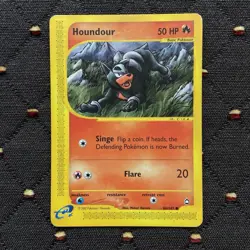 Houndour Aquapolis 86/147 e-Reader Pokemon TCG WotC | Midori Harada | MP - Image 1