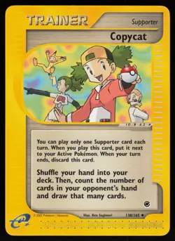 E-Reader Copycat 138/165 Expedition Ken Sugimori Pokemon TCG Card - Image 1