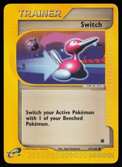 E-Reader Switch 157/165 Expedition Keiji Kinebuchi Pokemon TCG Card - Image 1