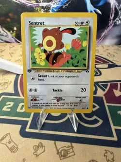 Sentret 63/75 1st Edition Common WOTC Neo Discovery Pokemon TCG - Image 1
