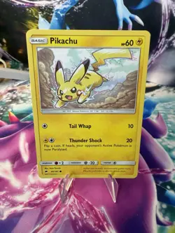 Pikachu 40/147 SM-Burning Shadows Pokemon TCG - Image 1