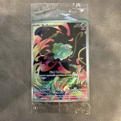 Pokemon TCG Bulbasaur Promo Mega Evolution Stamp 133/132 Sealed - Image 1