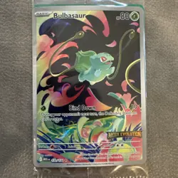 Pokemon TCG Bulbasaur Promo Mega Evolution Stamp 133/132 Sealed - Image 2