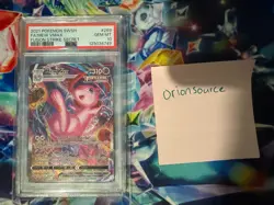 2021 Pokemon Sword & Shield Fusion Strike Mew VMAX #269/264 PSA 10 Gem Mint - Image 3