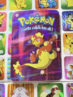 Pokemon 151 Vintage Pocket Monsters Vending HOLO Prism Sticker 2000 Nintendo - Image 2