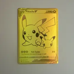 Pikachu V SWSH145 Sword & Shield Promo Full Art 190 HP Pokemon TCG - Image 1