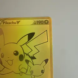 Pikachu V SWSH145 Sword & Shield Promo Full Art 190 HP Pokemon TCG - Image 3