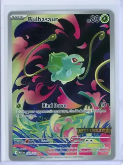 2025 Pokemon Bulbasaur 133/132 Mega Evolution Enhanced Stamped Promo - Image 1