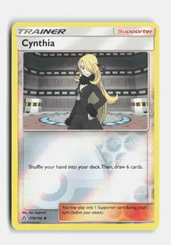 Cynthia 119/156 Reverse Holo SM - Ultra Prism Pokemon NM - Image 1