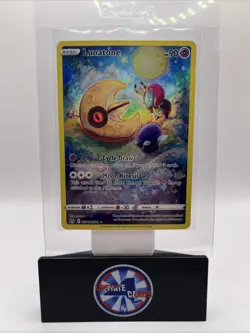 2023 Pokemon Crown Zenith Galarian Gallery Lunatone Full Art GG11/GG70 - Image 1