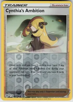 Cynthia's Ambition 138/172 Uncommon Brilliant Stars Pokemon Near Mint - Image 1