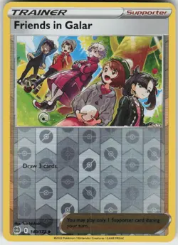 Friends in Galar 140/172 Uncommon Brilliant Stars Pokemon Reverse Holo Near Mint - Image 1