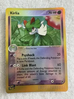 Pokemon Kirlia 40/100 EX Sandstorm Reverse Holo Uncommon Card LP Condition - Image 1
