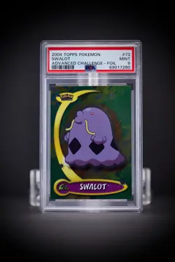 2004 Topps Pokemon Advanced Challenge 73 Swalot Foil PSA 9 - Image 1