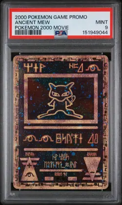2000 POKEMON GAME MOVIE POKEMON 2000 MOVIE ANCIENT MEW PSA 9 - Image 1
