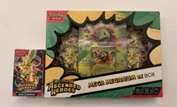 Pokemon Ascended Heroes Mega Meganium Ex Box & Ascended Heroes Booster Bundle - Image 1