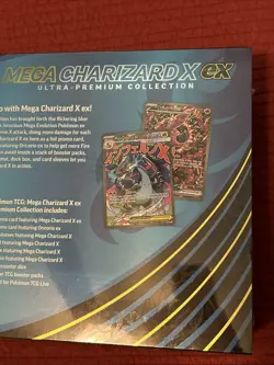 Pokemon Mega Charizard X EX Ultimate Premium Collection New Sealed UPC - Image 4