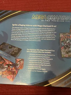 Pokemon Mega Charizard X EX Ultimate Premium Collection New Sealed UPC - Image 5