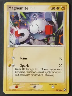 Magnemite 54/108 Vintage Power Keepers Regular, Pokemon 2007 •MP - Image 1