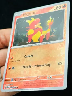 Magmar 009/091 Reverse Holo - LP - NM - Pokemon - PAF - Miki kudo - Image 2