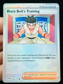 Black Belt's Training 096/131 Pokeball Reverse Holo - LP - NM - Pokemon - Image 1