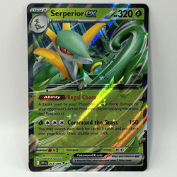Serperior ex 003/086 Double Rare Holo - Black Bolt Pokemon TCG - LP - Image 1