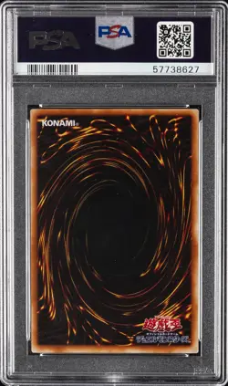 2000 YU-GI-OH! JPN PREMIUM PACK 3 SUPER PARALLEL RARE TRI-HORNED DRAGON PSA 9 - Image 2