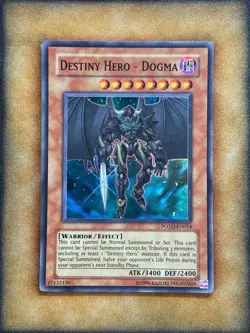 Yugioh Destiny Hero - Dogma POTD-EN014 Super Rare NM - Image 1