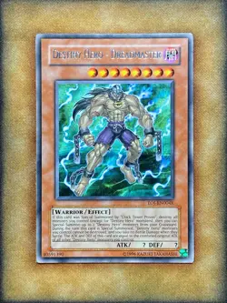 Yugioh Destiny Hero - Dreadmaster EOJ-EN004K Rare Redemption Promo NM - Image 1