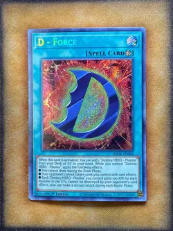 Yugioh D - Force BROL-EN009 Secret Rare 1st Ed NM - Image 1