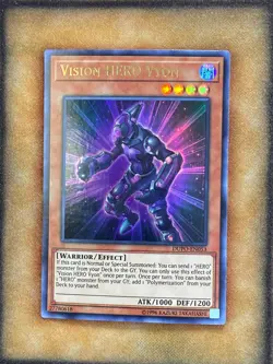 Yugioh Vision HERO Vyon DUPO-EN053 Ultra Rare NM - Image 1