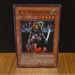 Yu-Gi-Oh! TCG D.D. Warrior Lady Dark Crisis Super Rare 1st Ed DCR-027 ATK/1500 … - Image 1