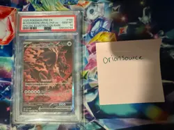 2025 POKEMON PRE EN-PRISMATIC EVOLUTIONS 168 BLOODMOON URSALUNA EX SIR PSA 10 - Image 3