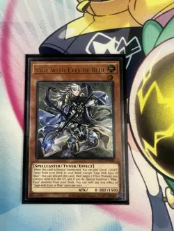 Sage With Eyes of Blue Ultimate Rare OP27-EN001 Near Mint Yugioh TCG - Image 1