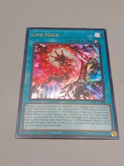 Yugioh Life Hack 1st Edition Ultra Rare BLTR-EN041 - Image 1