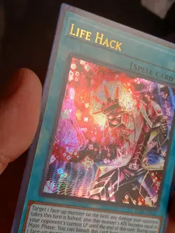 Yugioh Life Hack 1st Edition Ultra Rare BLTR-EN041 - Image 3