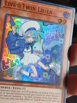Yugioh Live Twin Lil-La RA04-EN036 Super Rare 1st Edition NM - Image 3