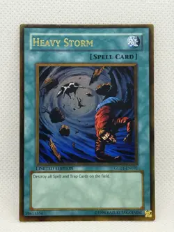 Yugioh! Heavy Storm GLD1-EN031 - Gold Rare - Limited Edition - NM - Image 1