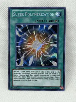 Yugioh! Super Polymerization - RYMP-EN029 - Secret Rare - 1st Edition - NM - Image 1