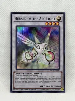 Yugioh! Herald Of The Arc Light - NECH-EN052 - Super Rare - 1st Ed - NM - Image 1