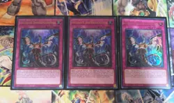 3x Infinite Impermanence RA01-EN075 Ultra Rare (UR) Mint 1st Ed Yugioh Playset - Image 1