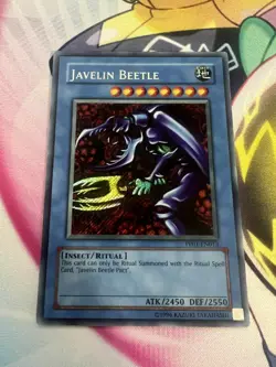 Javelin Beetle Secret Rare PP01-EN013 Light Play Yugioh TCG - Image 1