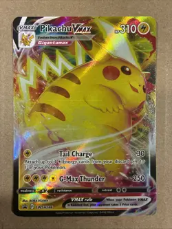 🥇Pikachu VMAX SWSH286 SWSH: Sword & Shield Promo Cards Holo Pokemon Card - Image 3